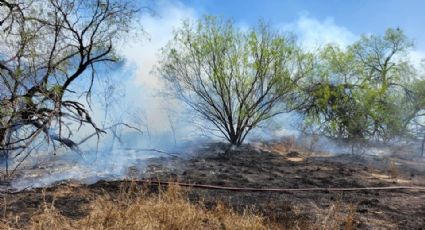 Laredo, Texas, reporta incendio en orilla del río Bravo