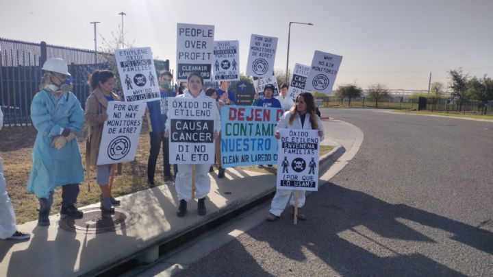 Protestan en Laredo, Texas por emisiones tóxicas de planta Midwest Sterilization