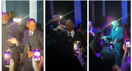 VIDEO: Bien tranquilo, captan a Will Smith bailando tras cachetada a Chris Rock