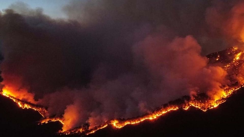 Protección Civil informó que fueron evacuados los habitantes de Potrero Redondo