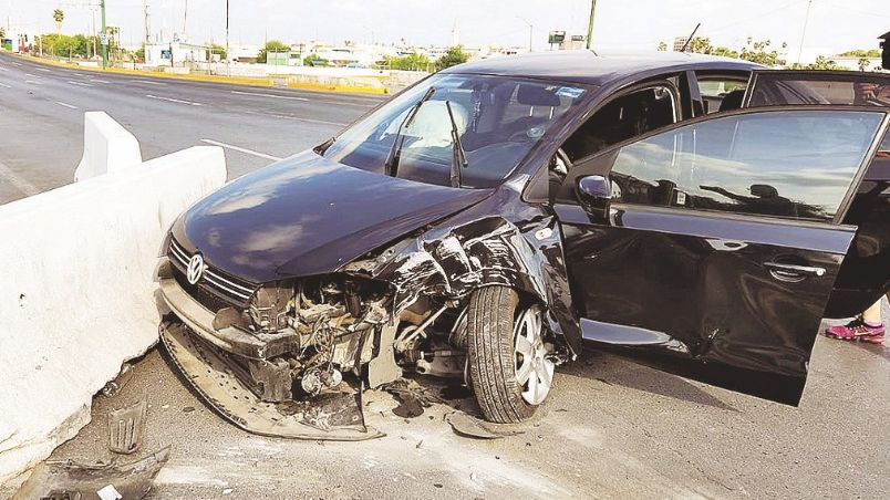 El accidente se registró el martes por la mañana a la altura de la avenida Pedro J. Méndez, cerca de la plataforma del Puente Internacional II Juárez-Lincoln