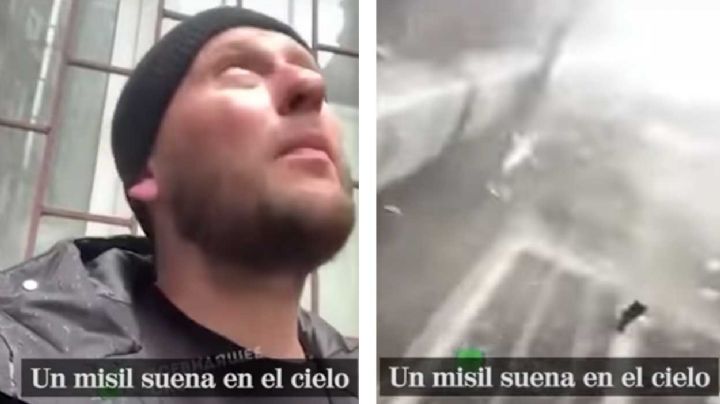 VIDEO: Youtuber se salva cuando un misil le pasa rozando la cabeza mientras grababa un bombardeo