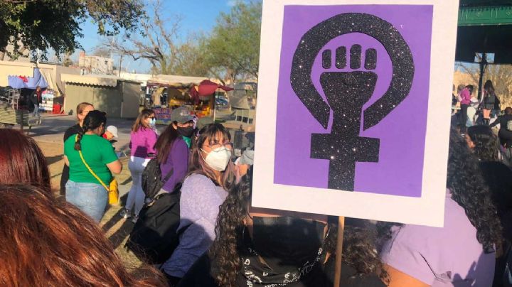 Feministas de Nuevo Laredo se unen para conmemorar el 8 de marzo