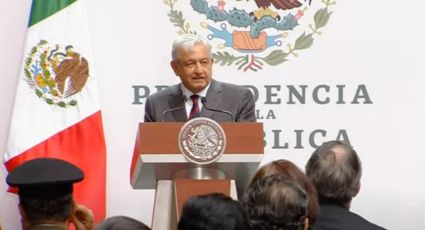 AMLO brinda el informe de los primeros 100 días del cuarto año de gobierno.