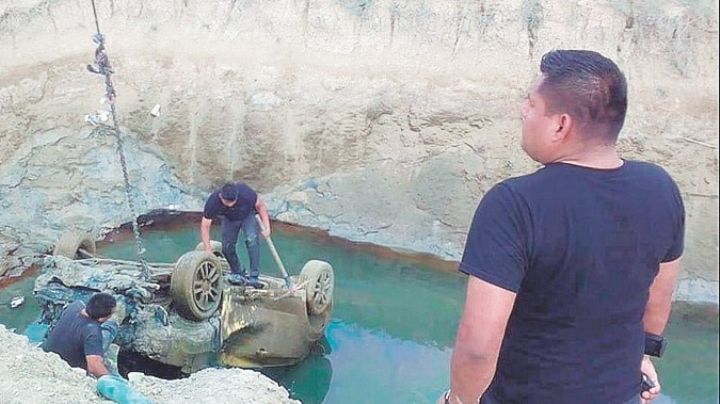 Aparece familia al fondo de pozo