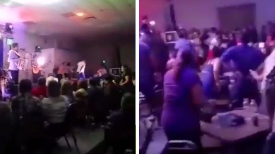 En Montemorelos en un club se presentó Paco Barrón y un hombre atacó a su ex con un cuchillo