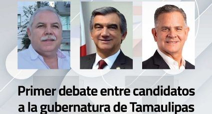 Realizan primer debate candidatos de Tamaulipas