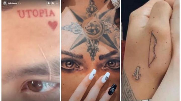 ¡Ya se quitó el tatuaje!  Nodal borra de su piel a Belinda (VIDEO)