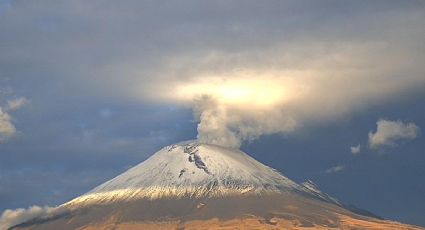 CENAPRED: Volcán Popocatépetl emite 40 exhalaciones de baja intensidad