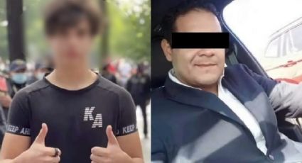 Captan en video al asesino de Hugo Carbajal después de cometer el crimen; tenía manchas de sangre