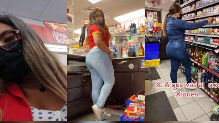 Cajera de Oxxo de Sinaloa se vuelve viral en TikTok por su secreto: ¡Un curvilíneo cuerpo!