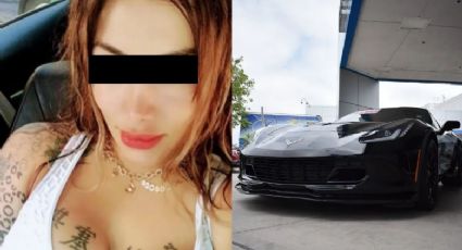 Modelo de contenido exclusivo roba lujoso Corvette a su enamorado seguidor