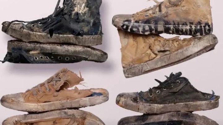 Balenciaga lanza línea de tenis rotos y sucios a 42 mil pesitos el par