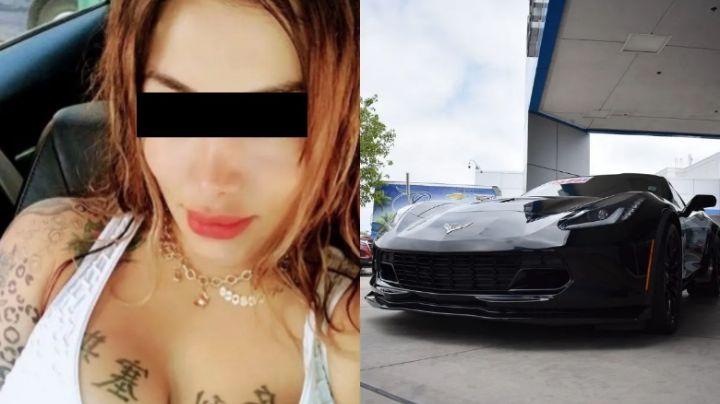 Modelo de contenido exclusivo roba lujoso Corvette a su enamorado seguidor