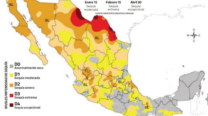 Está Nuevo Laredo en etapa crítica de la sequía