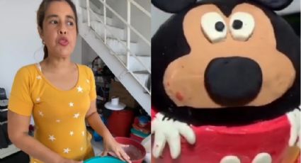 Críticas y amenazas dañaron a la repostera del pastel viral de Mickey