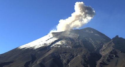 Cenapred: Volcán Popocatépetl registró 36 exhalaciones y 15 minutos de tremor