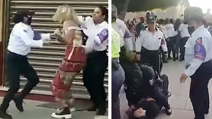 VIDEO: Policías propinan golpiza a feministas en Irapuato