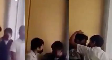 VIDEO FUERTE: Alumno de secundaria amenaza con machete a su compañero