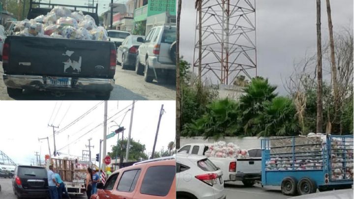 Denuncian ciudadanos reparto de despensas con fines electorales