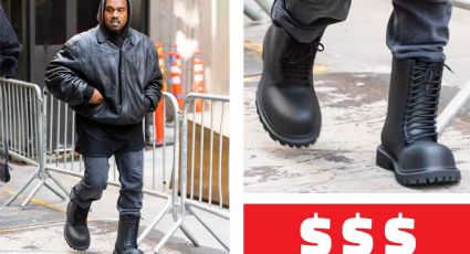 Kayne West presume sus exclusivas botas Balenciaga; no le importó pagar este precio