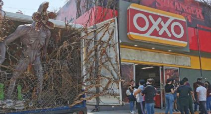 México mágico: Crean Oxxo temático de 'Stranger Things' ; se roban el Demagorgon FOTOS