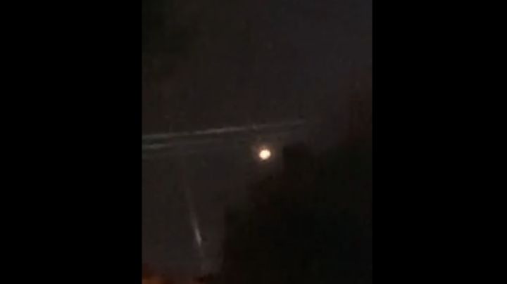 Captan en VIDEO supuesta bola de fuego en Nuevo Laredo