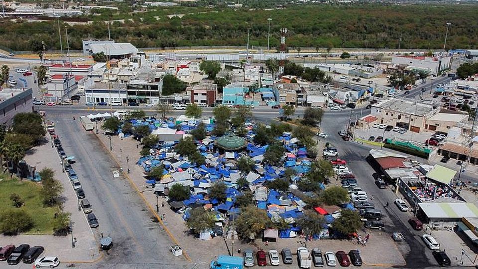 LOs migrantes llevaban meses viviendo en el parque