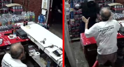 Video: Abuelito vive noche de terror al ser asaltado en su tienda en Quintana Roo
