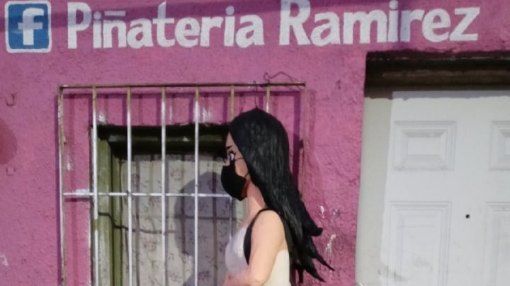 FOTOS: Crean piñata de Debanhi y desatan polémica ¿Para pedir justicia?