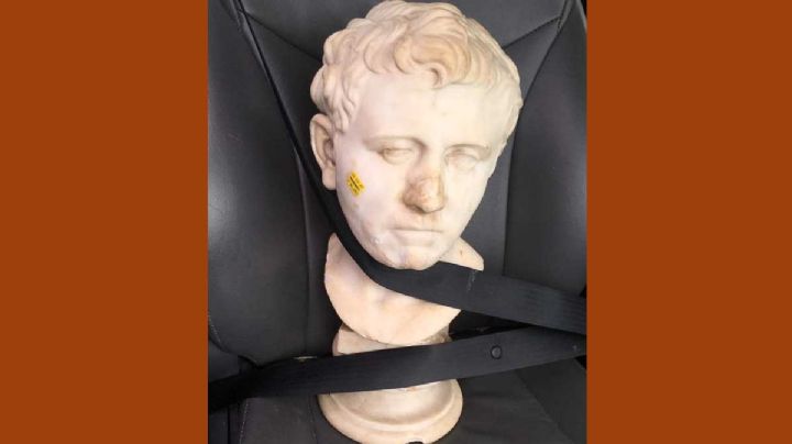 Encuentran un busto romano del Siglo I en un Goodwill: lo compran en 35 dólares