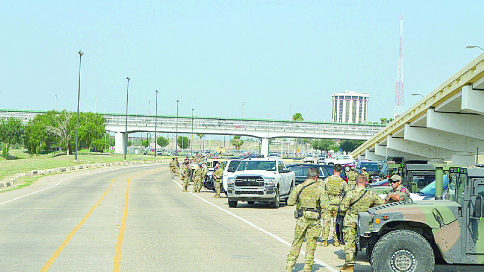 El aparatoso operativo se realizó en medio de los puentes 1 y 2.