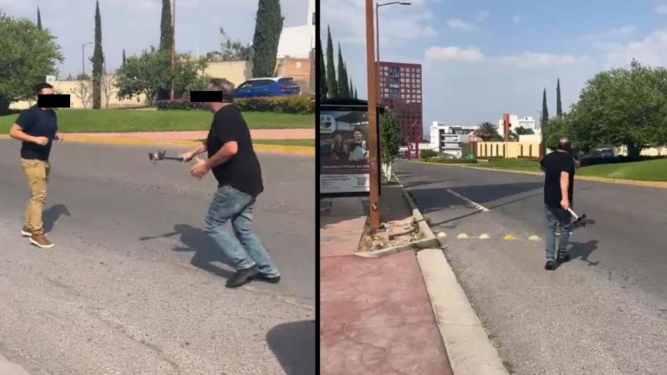 Dos jóvenes potosinos denunciaron la agresión de un sujeto, al que le habían comentado que estaba mal estacionado