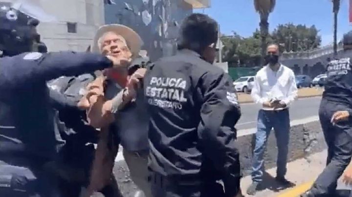 Querétaro: Piden agua y gobernador les manda... golpes (VIDEO)