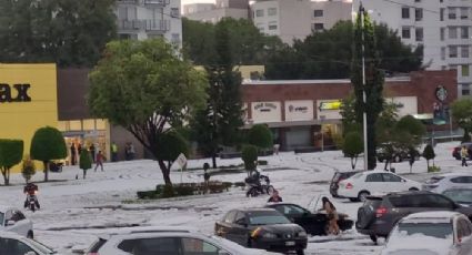 Espectacular granizada en la CDMX cubre zonas de blanco y deja techo colapsado de supermercado