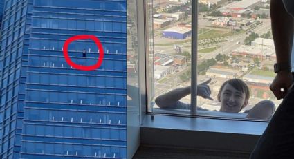 Spiderman en la vida real: Joven sube edificio de 50 pisos sin protección alguna; es arrestado VIDEO