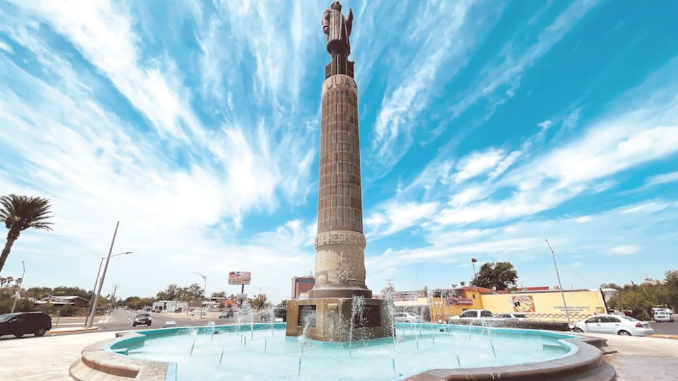 La rotonda a Juárez es icónica en la ciudad