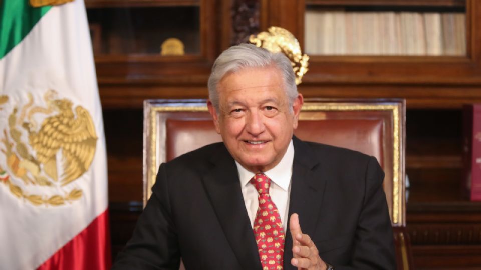 El presidente amlo da mensaje a la nación desde Palacio Nacional