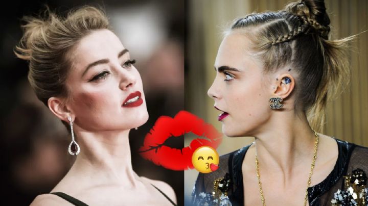 Filtran video de Amber Heard besándose con Cara Delevingne; ¡sí le fue infiel a Depp!