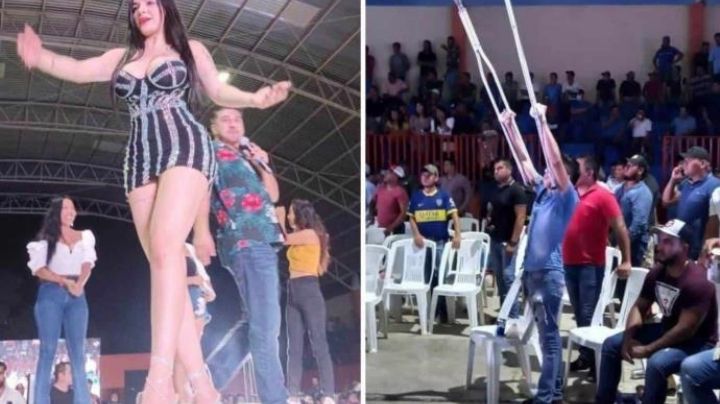 ¡Milagro! Karely Ruiz  "pone de pie" a joven con muletas en Tamaulipas