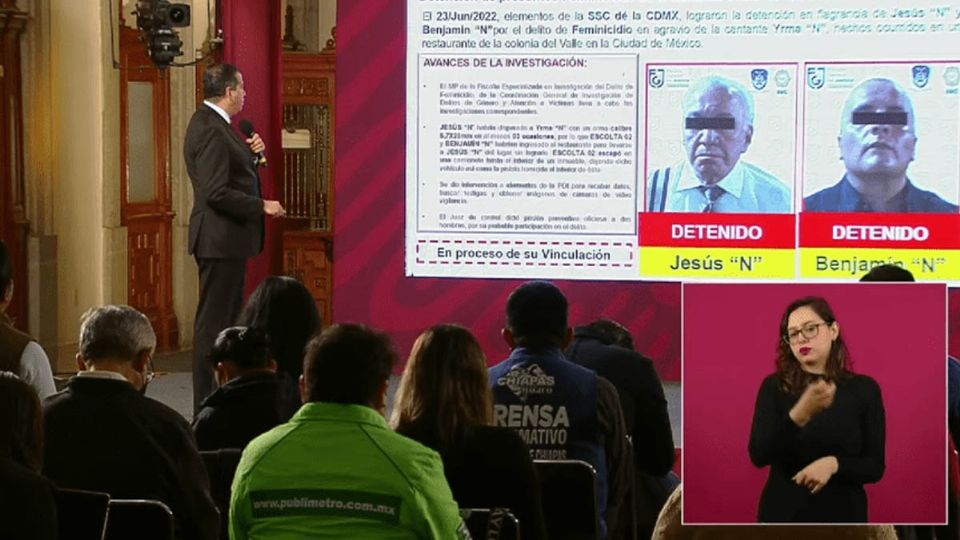 Durante la conferencia mañanera, Mejía mencionó que se recuperó el arma con la que fue asesinada la joven quien contaba con 21 años de edad