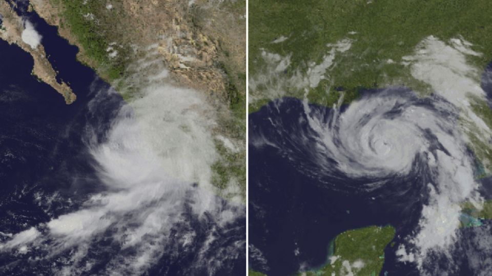 Dos eventos ciclónicos se forman en ambas costas de México, con altas probabilidades de convertirse en huracanes en las próximas 48 horas