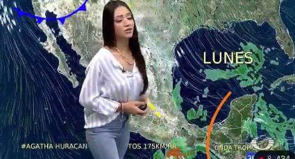 VIDEO: Chica del clima siembra el pánico: "pronostica" vientos de miles de kilómetros por hora