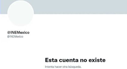 Tiran la cuenta de Twitter del INE: sospechan de 'hackeo'