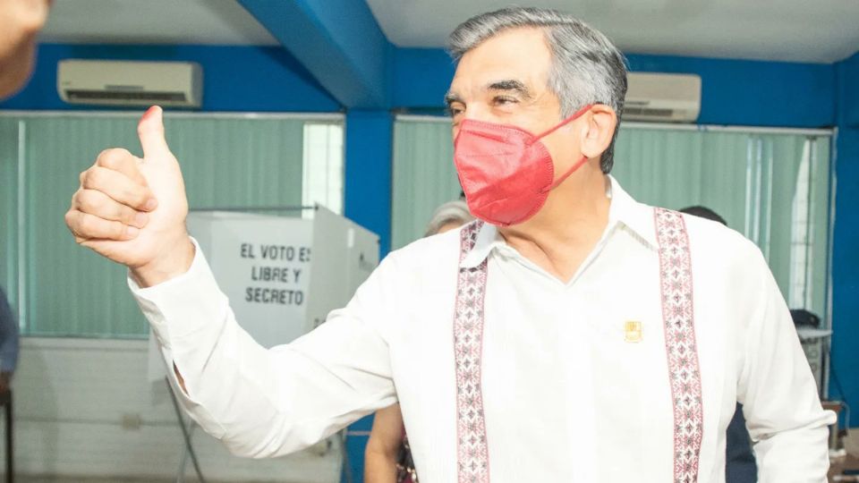 En conferencia de prensa, el candidato se declaró ganador en la elección para la gubernatura de Tamaulipas