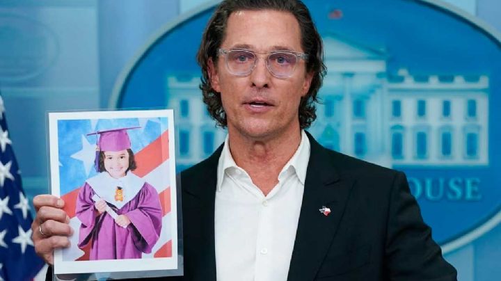 VIDEO: Casi al borde del llanto, Matthew McConaughey habla de Uvalde en la Casa Blanca
