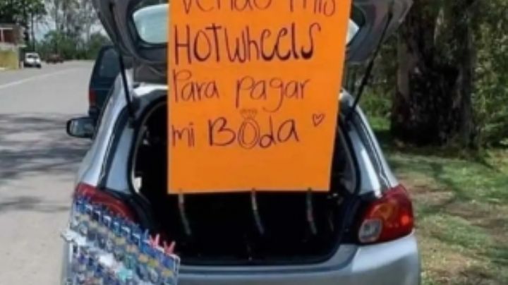 Hombre intenta vender sus carritos Hot Wheels para pagar su boda