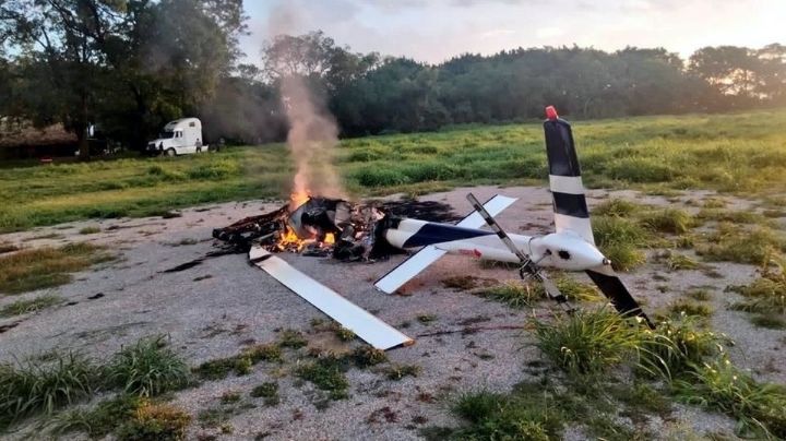 Matan a cuatro personas e incendian helicóptero en la Huasteca Potosina