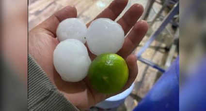 ¡Hielo tamaño limón! Fuerte granizada en Jalisco deja afectaciones en la zona