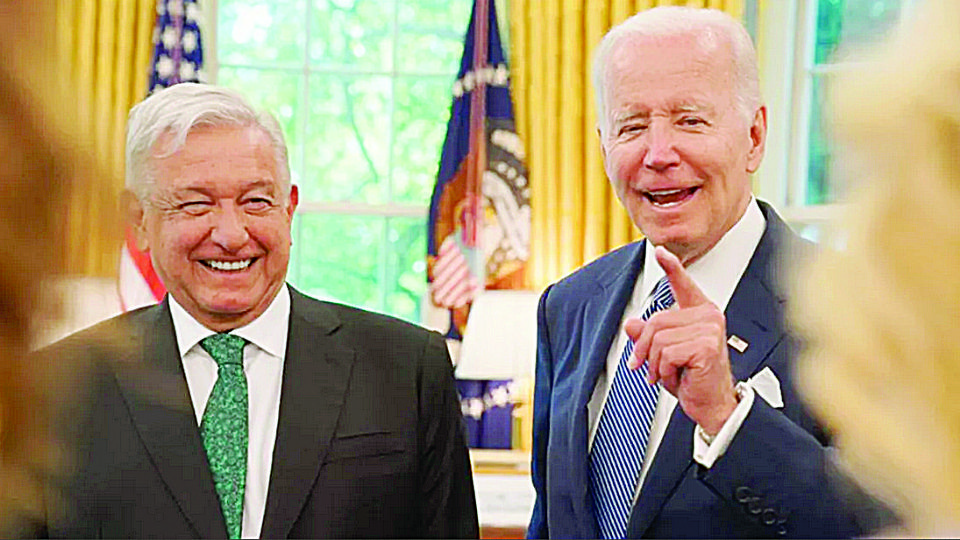 AMLO se reunió con el presidente Joe Biden